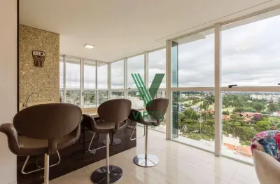 Apartamento com 3 dormitórios para alugar, 185 m² por r$ 11.830,00/mês - cabral - curitiba/pr