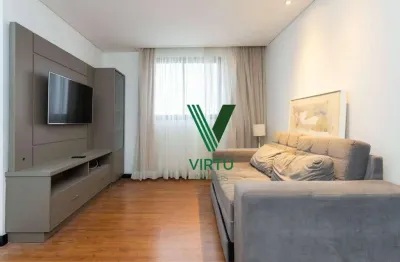 Apartamento com 1 dormitório à venda, 45 m² por r$ 365.000,00 - bigorrilho - curitiba/pr
