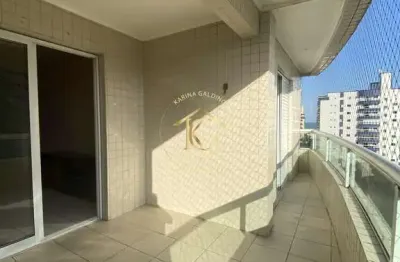 Apto 2 quartos (1 suíte) tupi: vista mar, lazer completo, 300m praia!