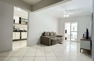 Apartamento praia grande guilhermina 2 dormitórios sendo 1 suíte vista mar.