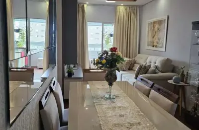 Apto mobiliado com 2 quartos no bairro canto do forte, praia grande.