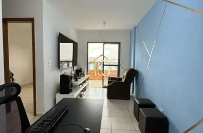 Apartamento semimobiliado de 2 quartos e 1 suíte no canto do forte, praia grande