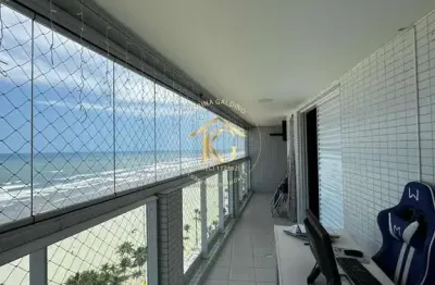 Apartamento aviação praia grande 3 dormitórios 3 suítes frente mar vista mar