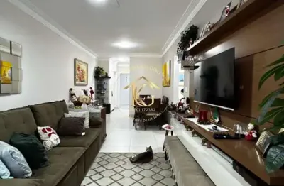 Apartamento com 3 suítes de luxo no bairro canto do forte, praia grande.