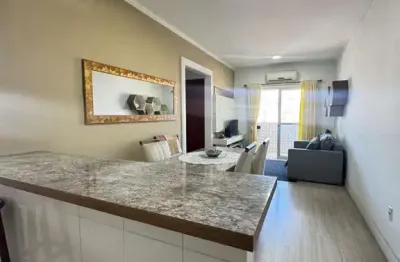 Apartamento semimobiliado de 2 quartos e 1 suíte na guilhermina, praia grande