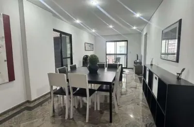 Cobertura mobiliada de 3 quartos em aviação, praia grande, são paulo