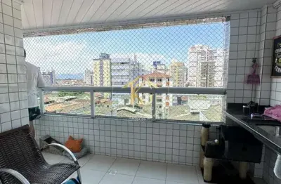 Apartamento à venda com 2 quartos no bairro guilhermina - praia grande