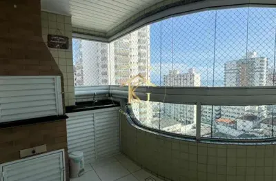 Apartamento com vista mar mobiliado de 2 quartos no bairro guilhermina