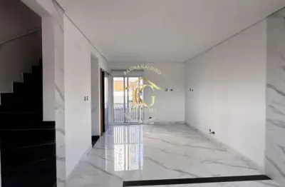 Casa triplex guilhermina praia grande 2 dormitórios 2 suítes 2 vagas quintal
