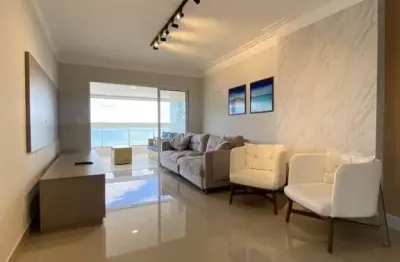 Apartamento mobiliado de luxo à venda no bairro canto do forte, praia grande, sp
