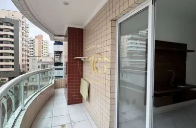 Apartamento A Venda 1 Quarto 1 suite Sacada Gourmet Guilhermina Praia Grande-SP