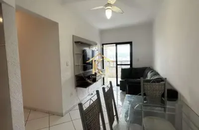 Apto 2 suítes guilhermina: semimobiliado, varanda gourmet, lazer, 500m praia!