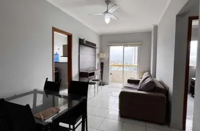 Apartamento semimobiliado de 1 quarto em tupi, praia grande, são paulo