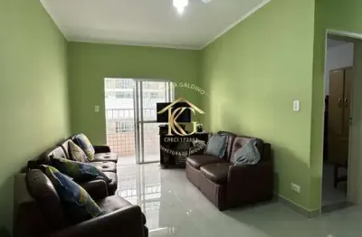 Apartamento 2 quartos mobiliado guilhermina  praia grande, são paulo!