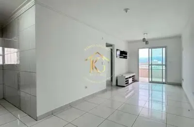 Apartamento semimobiliado com 2 quartos no boqueirão - praia grande