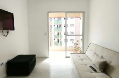 Apartamento com 1 dormitório semimobiliado à venda na guilhermina 200mt da praia