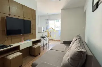 Apartamento mobiliado 1 dormitório tupi praia grande, são paulo.