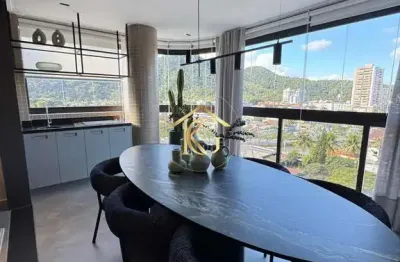 Apartamento mobiliado 3 quartos no bairro canto do forte, praia grande - sp