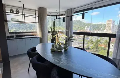 Apartamento mobiliado 3 quartos no bairro canto do forte, praia grande - sp