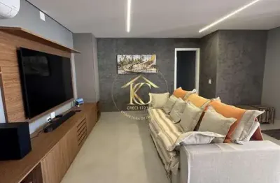 Apartamento mobiliado de 3 quartos, 3 suítes e 2 vagas aviação - praia grande