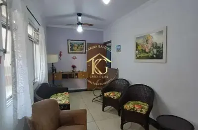 Apartamento semimobiliado 2 dormitórios no canto do forte - praia grande