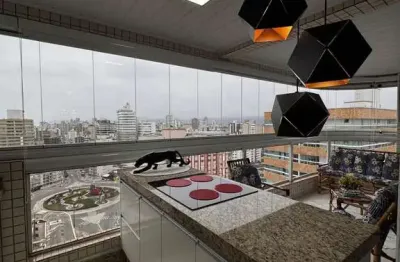 Apartamento boqueirão praia grande 2 dormitórios 2 suítes vista mar