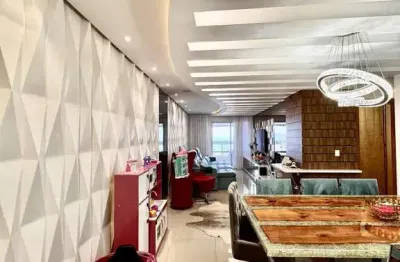 Apartamento BOQUEIRÃO Praia Grande 3 suítes vista MAR alto padrão