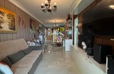 Apartamento mobiliado 3 dormitórios sendo 2 suítes- canto do forte