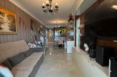 Apartamento Mobiliado 3 dormitórios sendo 2 suítes- Canto do Forte