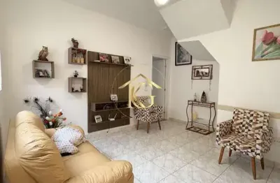 Casa semimobiliada à venda no bairro canto do forte, praia grande/sp