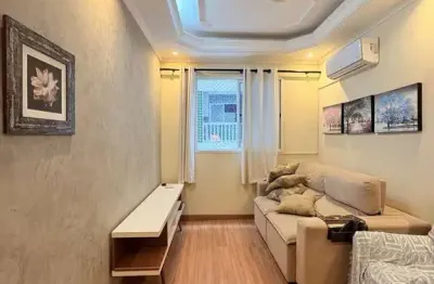 Apartamento 2 dormitórios mobiliado no bairro canto do forte, praia grande, sp