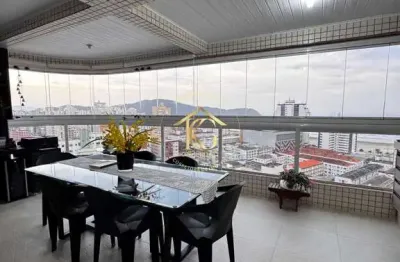 Apartamento BOQUEIRÃO Praia Grande 3 dormitórios 3 suítes vista mar GIGANTE