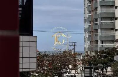 Apartamento semimobiliado de 2 quartos em guilhermina, praia grande - sp