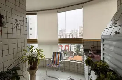 Apartamento tupi praia grande 1 dormitório vista mar com sacada