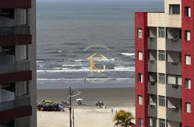 Apartamento semimobiliado de 2 quartos e 1 suíte guilhermina, praia grande