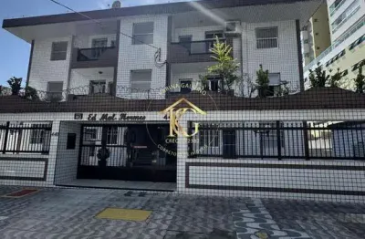 Apartamento semimobiliado de 2 quartos no canto do forte, praia grande