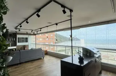 Apartamento canto do forte praia grande 4 suítes vista mar alto padrão