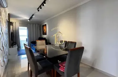 Apartamento 2 dormitórios sendo 1 suíte mobiliado- guilhermina praia grande