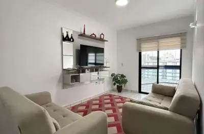 Apartamento semimobiliado de 2 quartos no bairro canto do forte, praia grande.