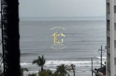 Apartamento semimobiliado de 2 quartos e 1 suíte em guilhermina, praia grande.