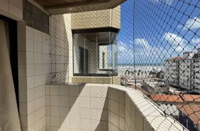 Apartamento aviação praia grande 2 dormitórios 1 suíte vista mar lazer completo