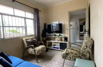 *apartamento semimobiliado de 1 quarto no bairro canto do forte, praia grande