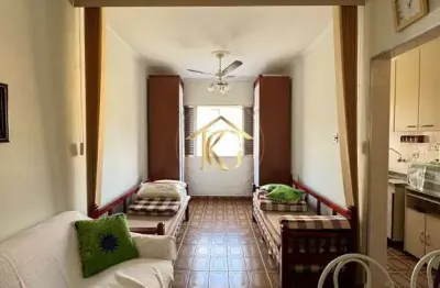 Apresentamos esta encantadora kitnet semimobiliada/boqueirão - praia grande