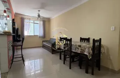 Apartamento semimobiliado no bairro guilhermina, em praia grande,
