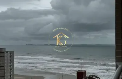 Apartamento ocian praia grande 3 dormitórios 1 suíte vista mar porteira fechada