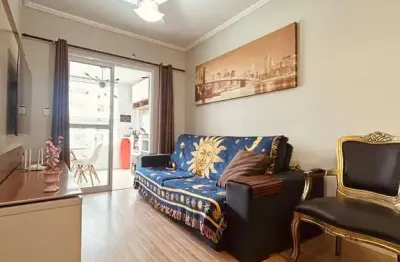 Apartamento a venda mobiliado 2 quartos 1 suite sacada gourmet Boqueirão PG-SP
