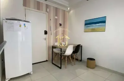 Apartamento semimobiliado com 1 dormitório no bairro aviação - praia grande