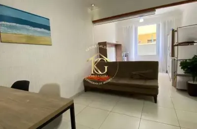 Apartamento semimobiliado com 1 dormitório no bairro aviação - praia grande