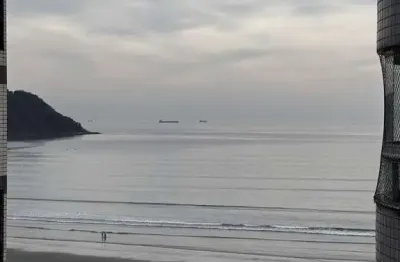 Apartamento semimobiliado 3 dormitórios vista mar sendo 2 suítes- canto do forte