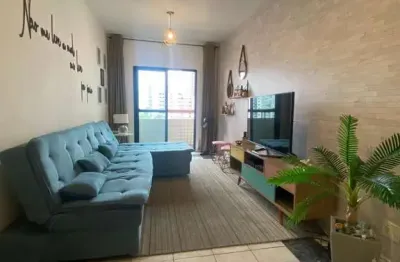 *apartamento mobiliado de 2 quartos em aviação, praia grande, são paulo